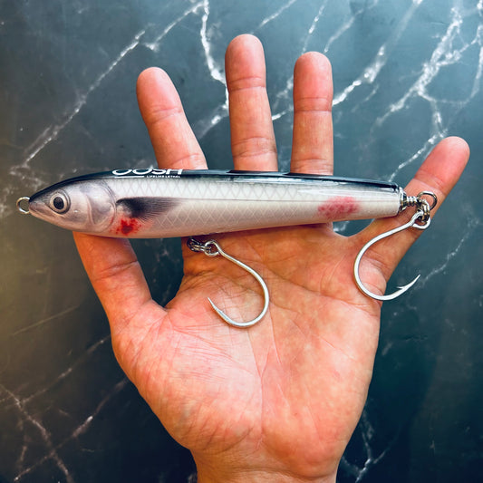 160mm/45gram 'BLEEDING MULLET' HAKU STICK BAIT