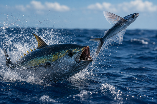 FLYING FISH - The prey behind the predator.