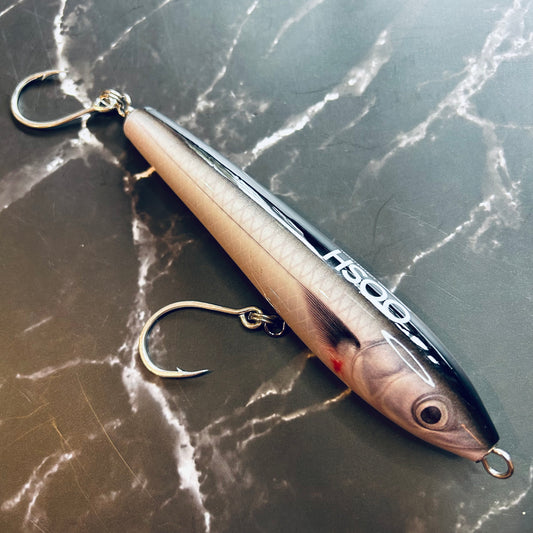 160mm/45gram 'BLEEDING MULLET' HAKU STICK BAIT