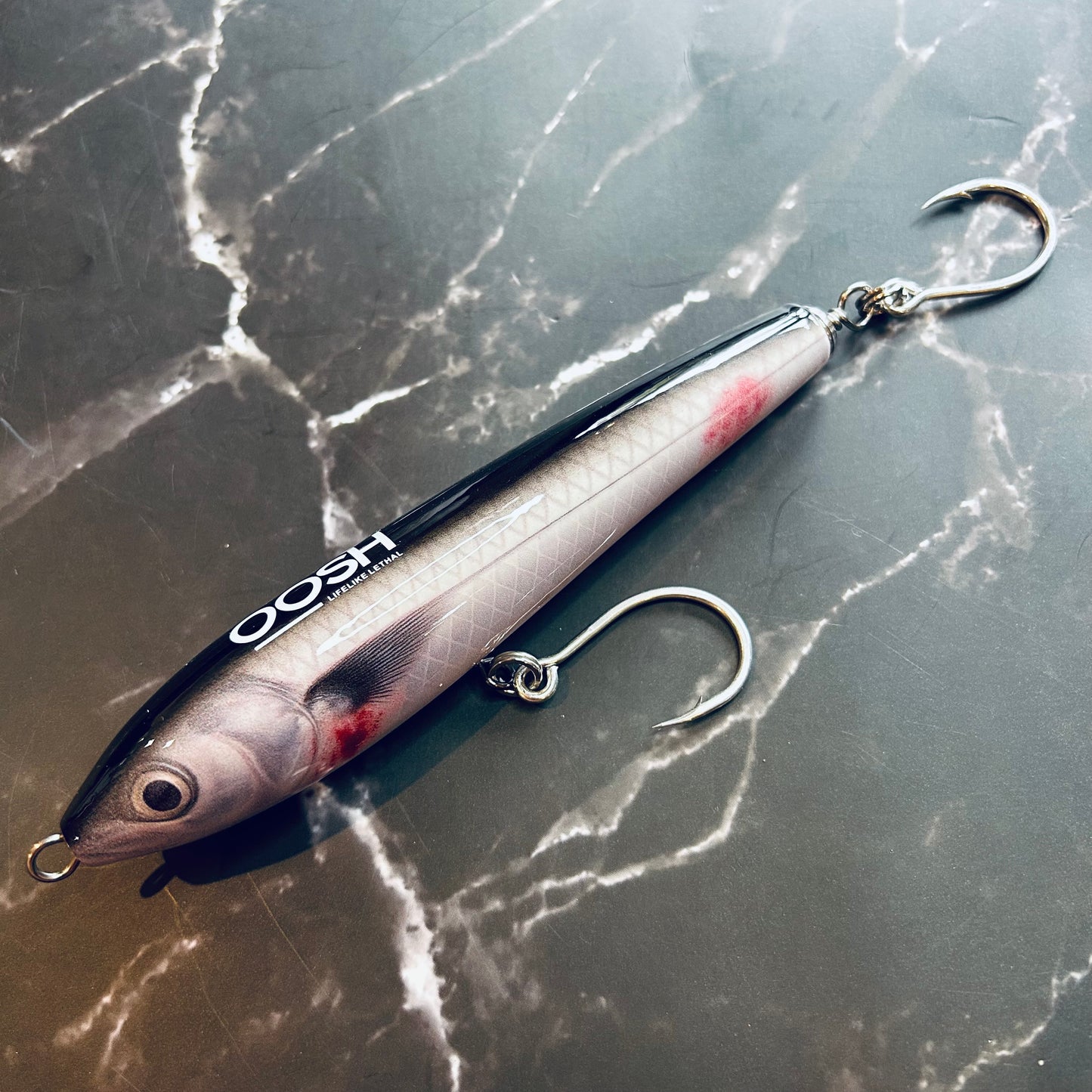 160mm/45gram 'BLEEDING MULLET' HAKU STICK BAIT