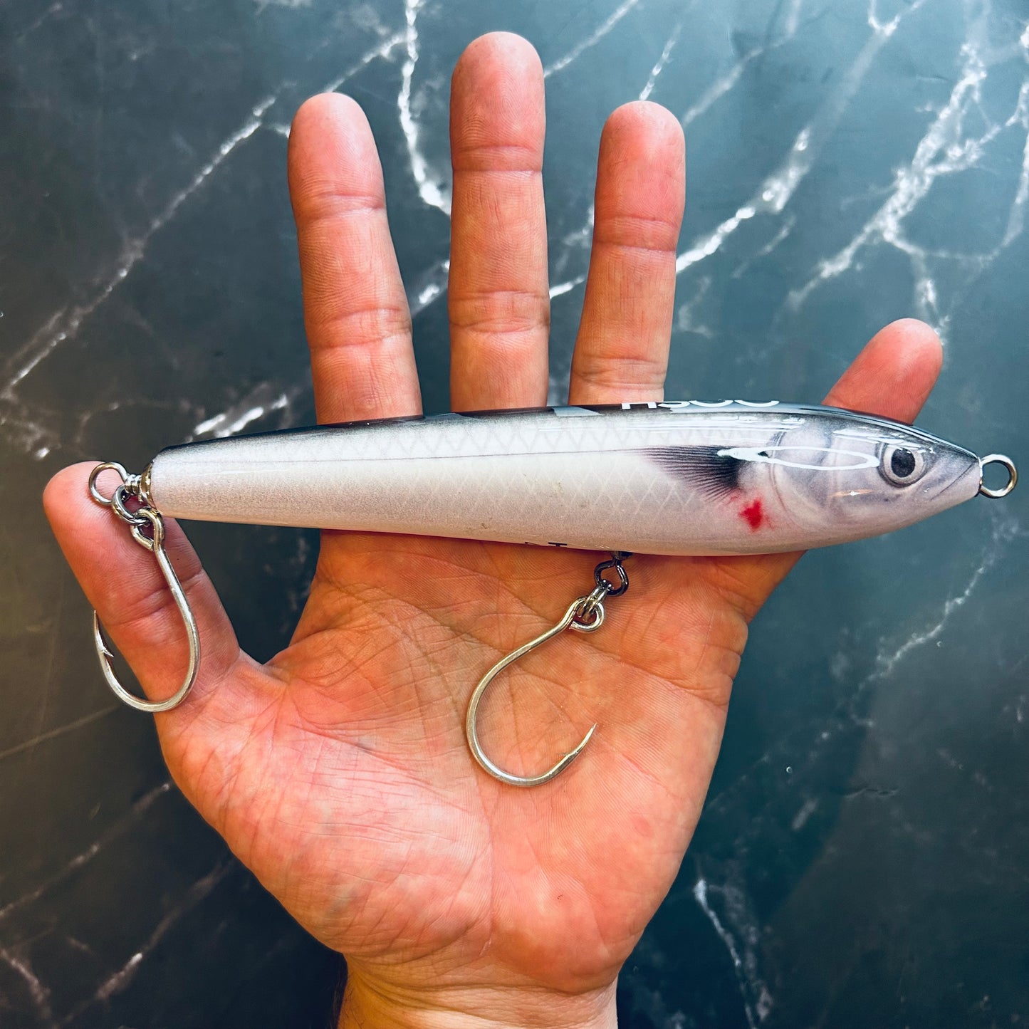 160mm/45gram 'BLEEDING MULLET' HAKU STICK BAIT
